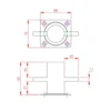Cross Bollard Cleat - Image 4
