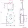 Single Sheave Wire Rope Pulley Block - Image 3