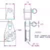 Swivel Wire Rope Pulley Block - Image 3