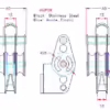 Triple Wire Rope Pulley Block with V-jammer - Image 2