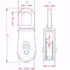 20mm Single Sheave Wire Rope Pulley Block - Image 3