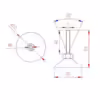 Adjustable Levelling Feet - Nylon Base - Image 2