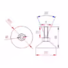Adjustable Levelling Feet - Nylon Base - Image 2