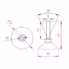 Adjustable Levelling Feet - Nylon Base - Image 2
