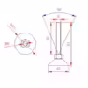 Adjustable Levelling Feet - Nylon Base - Image 2