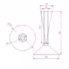Adjustable Levelling Feet - Nylon Base - Image 2