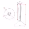 Adjustable Levelling Feet - Nylon Base - Image 2