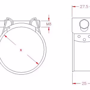 Heavy Duty Bolt Clamp