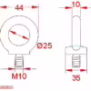 Eye Bolt (to DIN 580) - Image 2