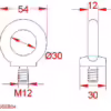 Eye Bolt (to DIN 580) - Image 2