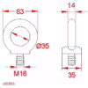 Eye Bolt (to DIN 580) - Image 2