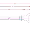 M10 x 300mm Long Shank Eye Bolt - Image 2