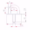 M10 Eye Plate With Thread - Image 2