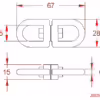 6mm Swivel Eye & Eye - Image 2