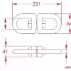 19mm Swivel Eye & Eye - Image 2