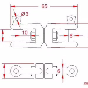 6mm Swivel Jaw & Jaw