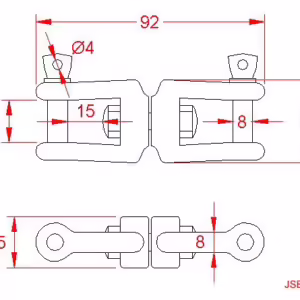8mm Swivel Jaw & Jaw