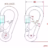 Carbine Hook with Screw Nut - Image 2