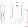 Vertical Screw Open Hook - Image 2