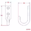 Vertical Screw Open Hook - Image 2