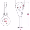 Fixed Eye Boat Snap Hook - Image 2
