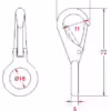 Fixed Eye Boat Snap Hook - Image 2