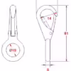 Fixed Eye Boat Snap Hook - Image 2