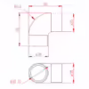 38mm 90° Bend - Image 3
