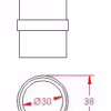 38mm Join / Connector - Image 2