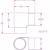 51mm 90° Elbow - Image 2