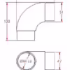 51mm 90° Bend - Image 2