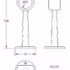 51mm Centre Ball Pillar Bracket - Image 2