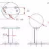 51mm Round Base Saddle Bracket - Image 2
