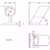 25.4mm 60° Centre Stanchion - Image 2