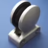 45mm x 53mm Flat-back Button Glass Clamp for 10mm Glass