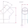 42.4mm 45° Angle - Image 2