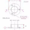 42.4mm Flange Baseplate - Image 2