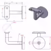 Hidden Fixing Wall Bracket - Image 2