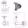 Glass Mounted Handrail Bracket - Image 2