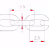 1mm Short Link Chain - Image 4