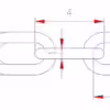 1mm Short Link Chain - Image 4