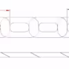 1mm Flat Twist Link Chain - Image 4