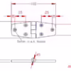4 Inch Butt Hinge - Image 2