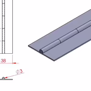 1.5 Inch Continuous Hinge