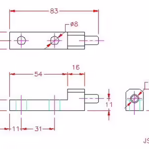 Single Block Hinge