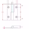 4 Inch Lift Off Hinge - Left-hand - Image 2
