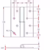 4 Inch Lift Off Hinge - Right-hand - Image 2