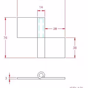 3 Inch Lift Off Hinge - Left-hand