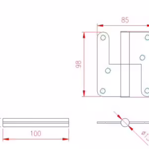 Lift Off Hinge - Right-hand