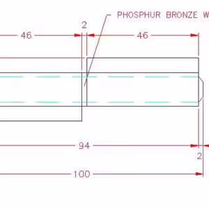 Two Part Pressed Hinge